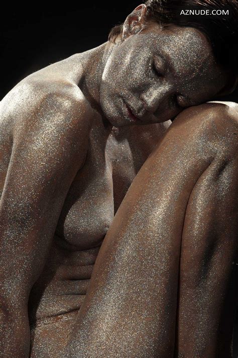 Oksana Chucha Poses Naked Covered With Glitter In A New Photoshoot By