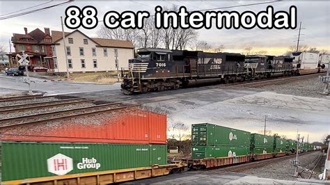 Train Horn Sd E Norfolk Southern Intermodal Hershey Pa Youtube