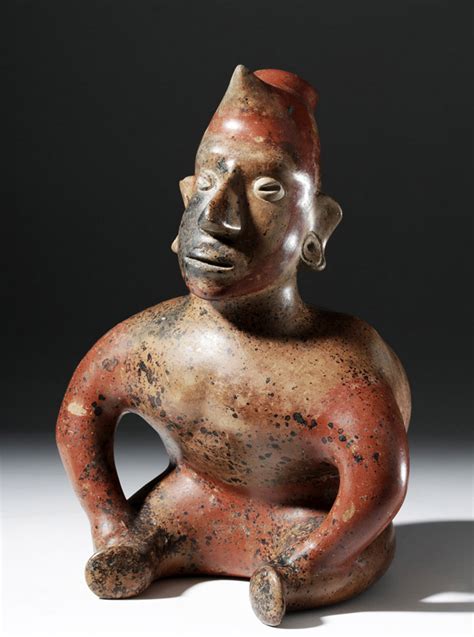 Pre Columbian Colima Pottery Hunchback Dwarf Shaman