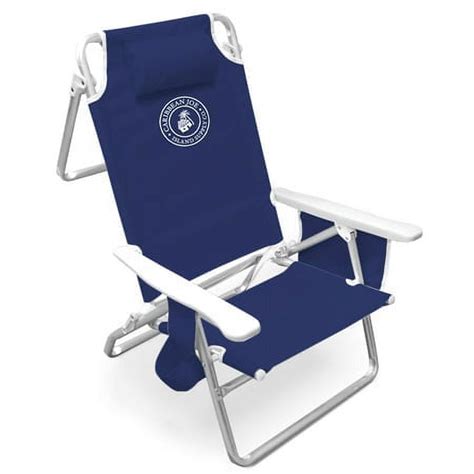 Caribbean Joe 5 Position Folding Beach Chair Walmart