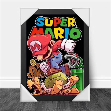 Quadro Decorativo A Super Mario Elo Produtos Especiais