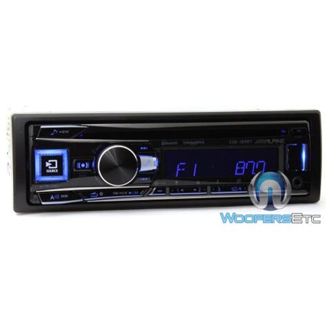 CDE 163BT Alpine In Dash 1 DIN CD MP3 Receiver With Bluetooth And