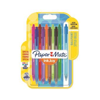 Lot De Stylos Bille Paprmate Inkjoy Couleurs Assorties Stylo