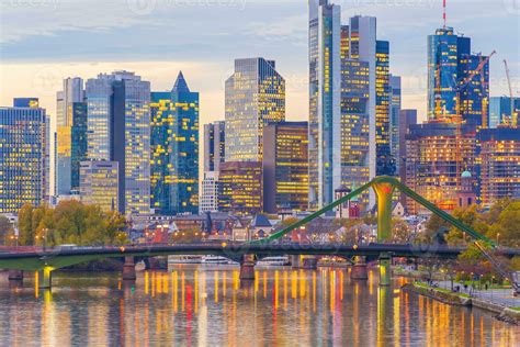 Downtown Frankfurt city skyline, cityscape of Germany 26378441 Stock ...