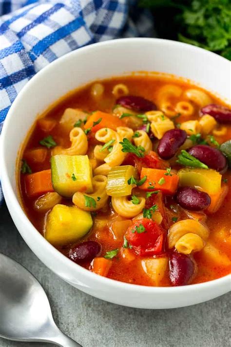 Vegetable Minestrone Soup Recipe Recipe Minestrone Soup Recipe