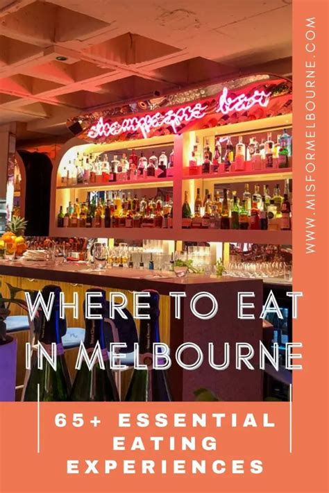 Where To Eat In Melbourne 75 Delicious Restaurants