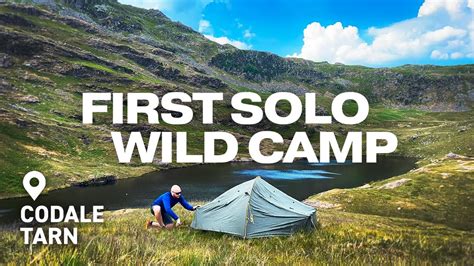 My First Solo Wild Camp Codale Tarn Youtube