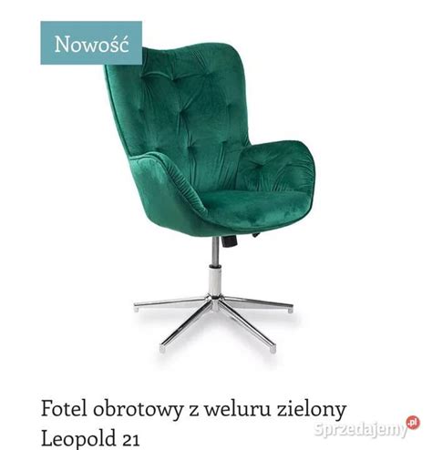 Fotel uszak z weluru obrotowy różne kolory Kraków Sprzedajemy pl