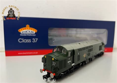 Bachmann 35 302 Oo Gauge Class 37 0 D6710 Br Green Split Headcode Agr Model Railway Store