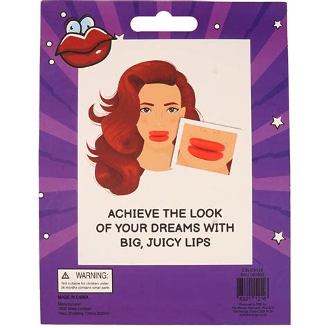 Instant Lip Fillers - Red | Wilko