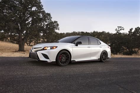 2020 Toyota Camry Trd Has Red Seatbelts And The Chassis Mods To Back