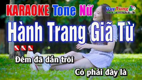 Karaoke H Nh Trang Gi T Tone N Nh C S Ng Duy T Ng Youtube