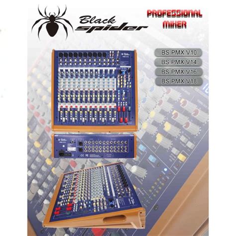 Jual Murah Mixer Black Spider Channel Bs Pmx V Professional Di