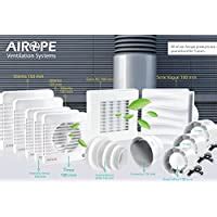 Airope 100 Mm Extracteur D Air Silencieux 107 M3 H 14 W Conduit En