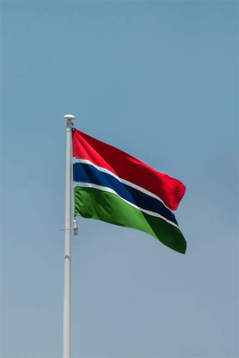 Gambia National Flag · Free Stock Photo