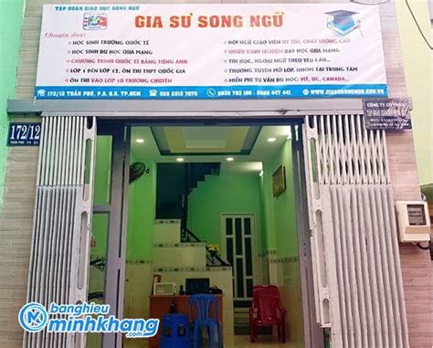 Hơn 15 Mẫu Bảng Hiệu Dạy Thêm Đẹp Rõ Ràng Bảng Hiệu Minh Khang