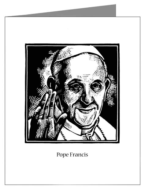 Note Card Pope Francis By J Lonneman Trinitystores