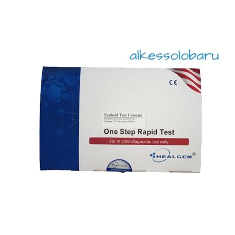 Jual Typhoid Igg Igm Test Tifoid Test Widal Alat Tes Tipes Isi