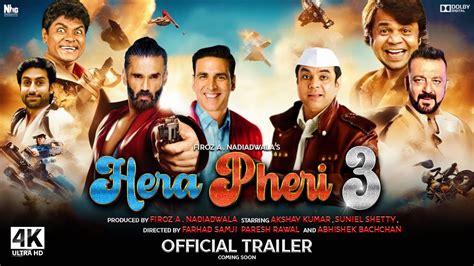 Hera Pheri Official Trailer Akshay Paresh Suniel Hera Pheri