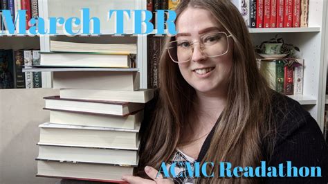 March TBR ACMC Readathon Readathon Book Recs YouTube