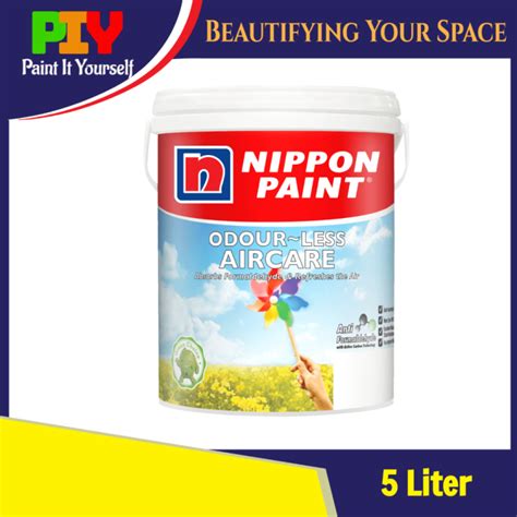 Nippon Paint Odourless Air Care AirCare Interior Wall Paint Cat Dalam