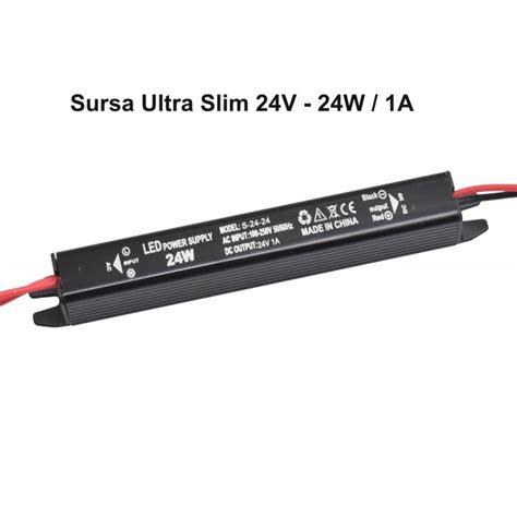 Sursa De Alimentare Ultra Slim Black V W A Interior Ip