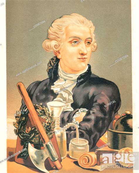 Antoine Laurent Lavoisier French Chemist 1743 1794 Stock Photo