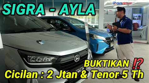 Daihatsu Sigra Dan Ayla Buang Stock Nik Cicilan Jtaan Bln