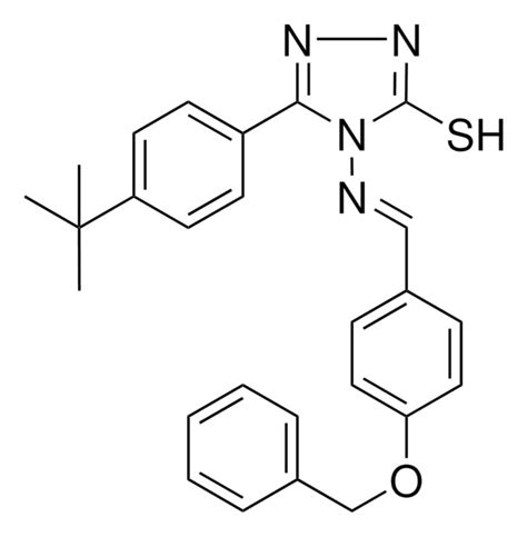 4 E 4 BENZYLOXY PHENYL METHYLIDENE AMINO 5 4 TERT BUTYLPHENYL