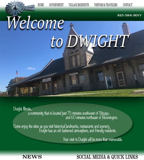 dwight il village hall  malik keck blog