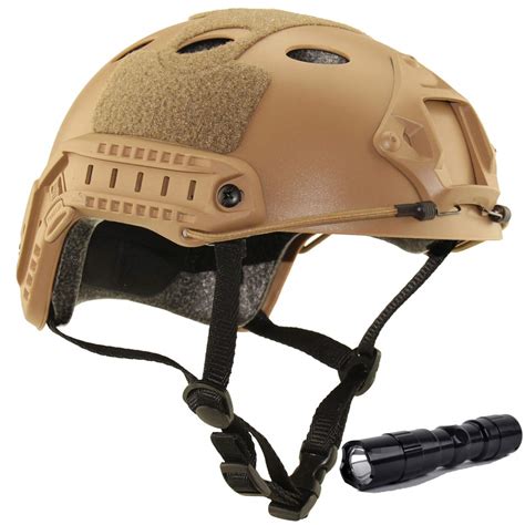 Qmfive Tactical Helmet Airsoft Army Military Style Pj Type Fast Helmet