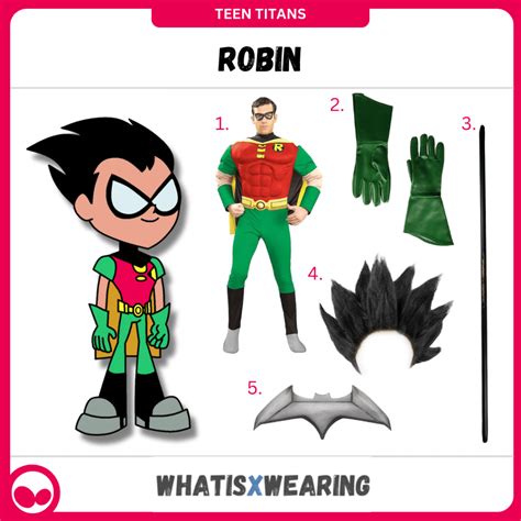 Robin 'Teen Titans' DIY Costume Guide