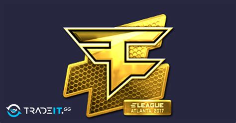 Sticker FaZe Clan Gold Atlanta 2017 Tradeit