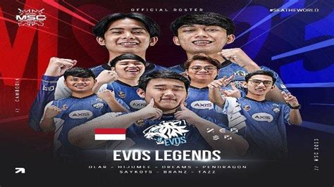 Pelatih EVOS Legends Hasil MSC 2023 Sebagai Penentuan Roster Di MPL ID