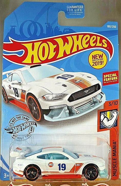 2019 Hot Wheels 180 Muscle Mania 3 10 CUSTOM 18 FORD MUSTANG GT Gulf