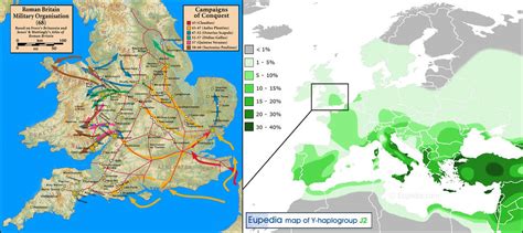 Haplogroup J2 M172 And Roman Conquest Of Britain Haplogro Flickr