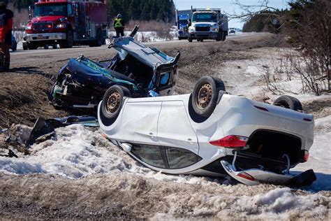 Violente Collision Sur La Route Saint Simon De Rimouski