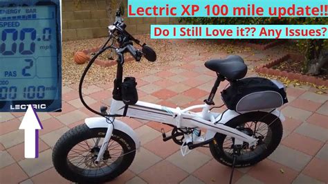 Lectric Xp Bike 100 Mile Update Review And Accessories Youtube