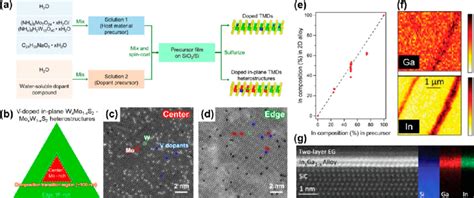 In Situ Substitutional Doping And Alloying Of D Materials And