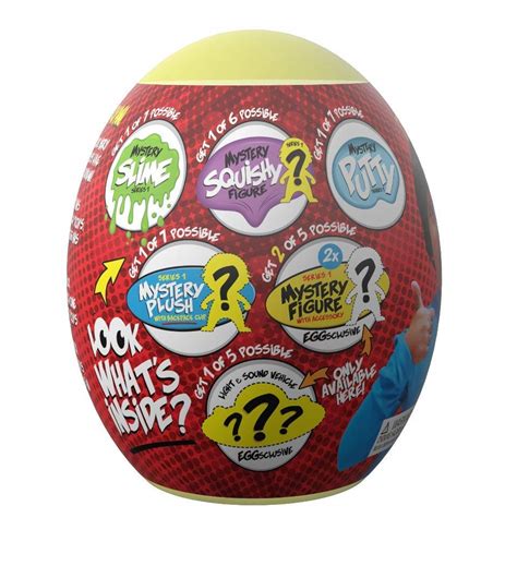 Ryan's World Toys Ultimate Surprise Giant Mystery Egg - Yellow Color ...