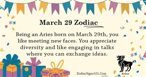 March 29 Zodiac Is Aries, Birthdays And Horoscope - ZodiacSigns101