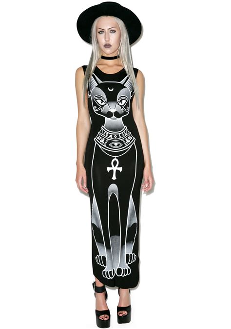 Killstar Bast Maxi Dress Dolls Kill