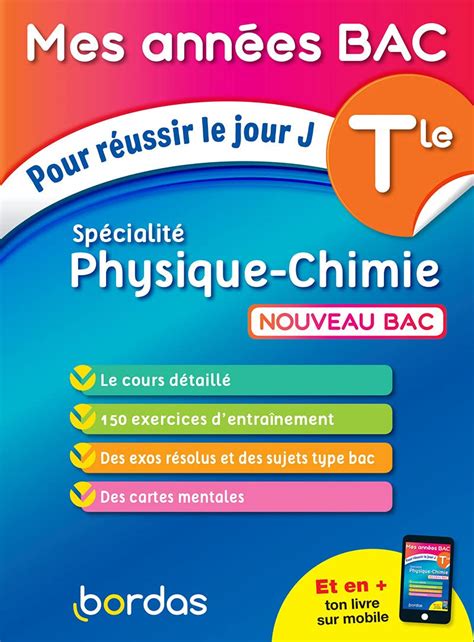 Mes Ann Es Bac Cours Exercices Sp Cialit Physique Chimie Terminale