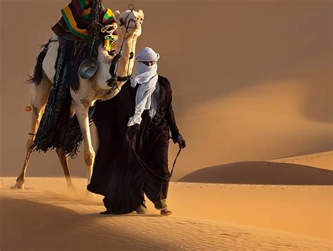 Sahara Man Sand Desert Camel HD Wallpaper Peakpx