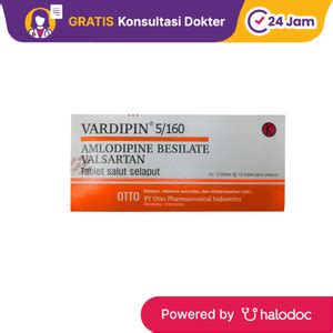 Jual Vardipin 5 160 Mg 14 Tablet Hipertensi Halodoc Jakarta