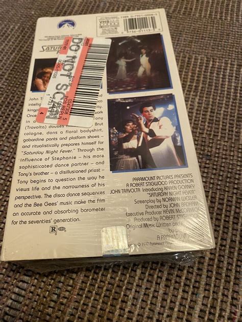 Saturday Night Fever VHS 1977 John Travolta Bee Gees BRAND NEW