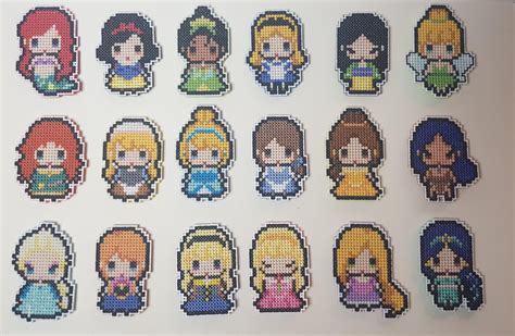 [FO] 18 chibi Disney princesses : r/CrossStitch