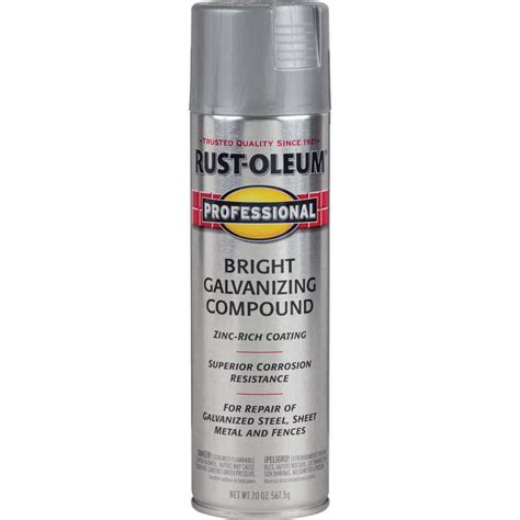 Rust-Oleum Professional 20 Oz. Flat Galvanizing Compound Spray Paint ...