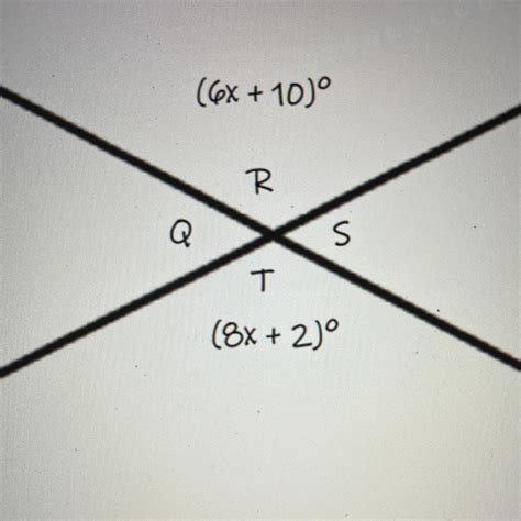 Remember What We Know About Vertical Angles And Solve For X Then Tell