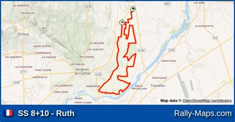 Ss Ruth Stage Map Rallye Terre De Vaucluse Cfr Terre